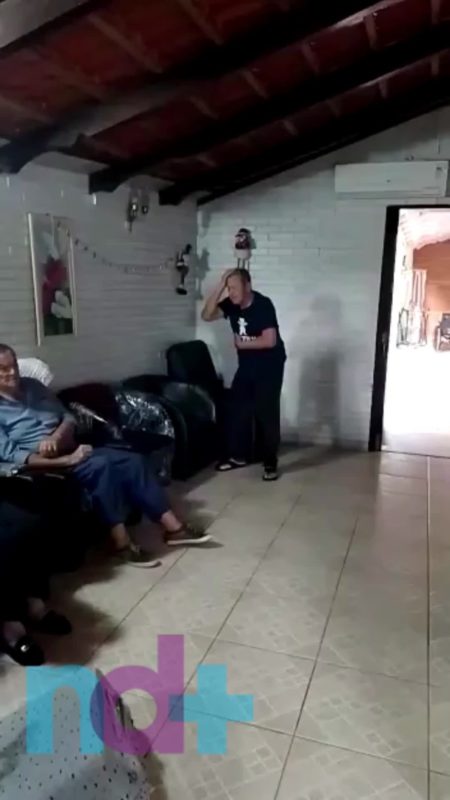 Fam&iacute;lia mostra lembran&ccedil;a do idoso, que morreu asfixiado por p&oacute; qu&iacute;mico de extintor – Foto: Acervo pessoal/ND