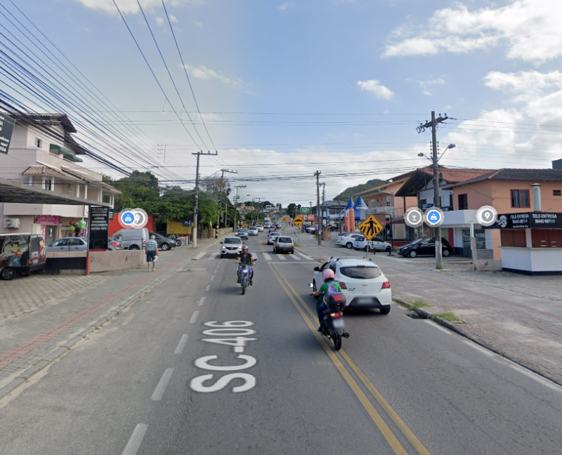 The incident took place in the Ingléses do Rio Vermelho area of ​​Florianópolis in October 2020.  Photo: Google Maps/Reproduction/ND