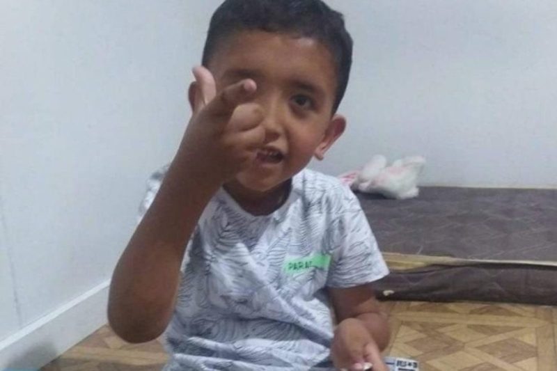 &Iacute;talo tinha 5 anos – Foto: Arquivo pessoal