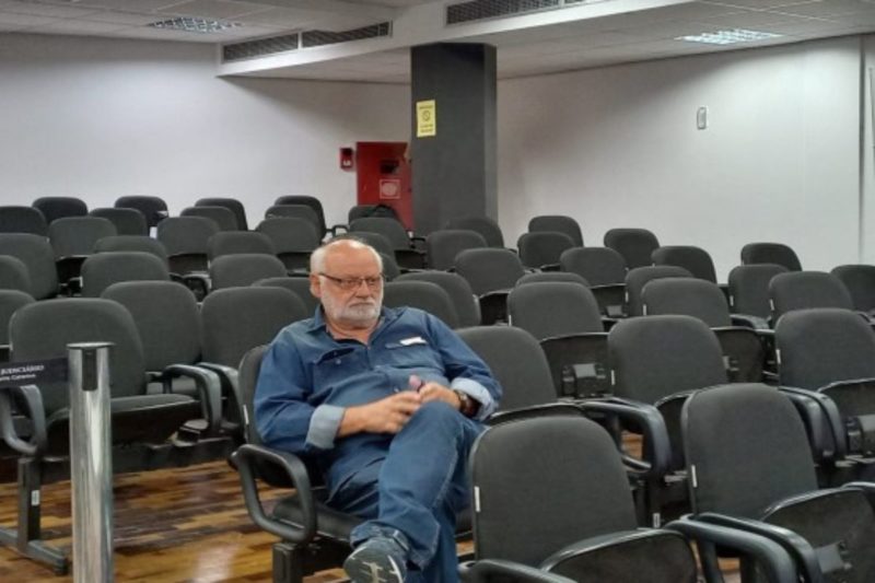 Jo&atilde;o &eacute; um ass&iacute;duo frequentador das sess&otilde;es do Tribunal do J&uacute;ri – Foto: TJ/Divulga&ccedil;&atilde;o