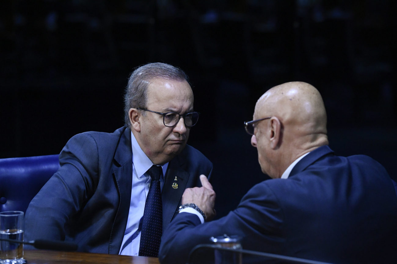 O governador Jorginho Mello (PL) diz que Amin pode ser candidato a reeleiçãoFoto: Edilson Rodrigues/Agência Senad/ND