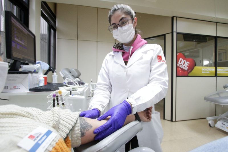 Josiane Ramos Barbosa, funcionária do Hemosc