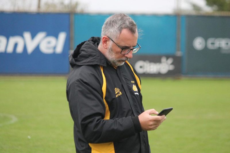 Executivo Juliano Camargo deixou o Crici&uacute;ma. – Foto: Celso da Luz – Assessoria do Crici&uacute;ma EC