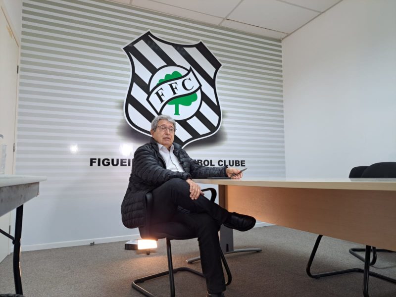 Jos&eacute; Carlos Lages, diretor executivo da Figueirense FC SAF, falou sobre o projeto envolvendo o futebol alvinegro – Foto: roberto gatti