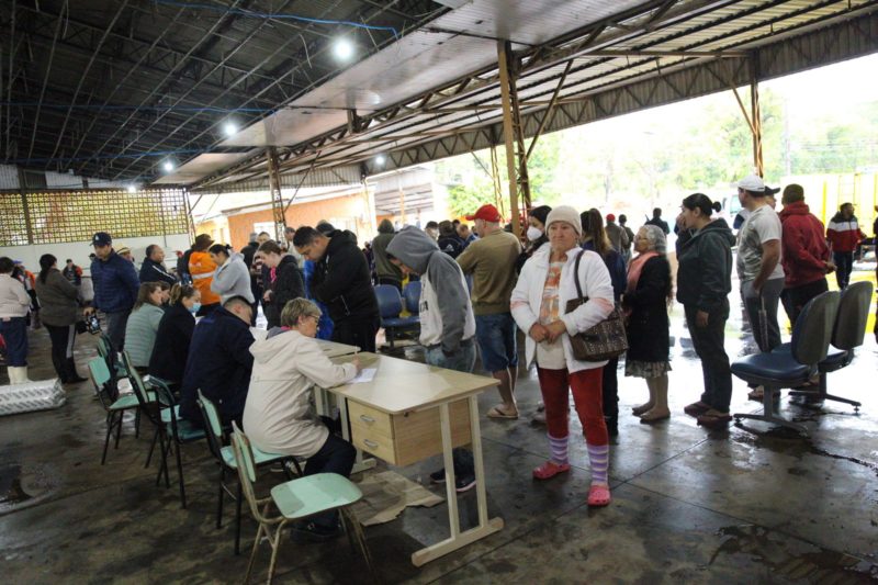 As equipes da Secretaria de Educa&ccedil;&atilde;o est&atilde;o na regi&atilde;o para o levantamento de danos e aux&iacute;lio na manuten&ccedil;&atilde;o necess&aacute;ria das institui&ccedil;&otilde;es. – Foto: Leandro Schmidt/ND