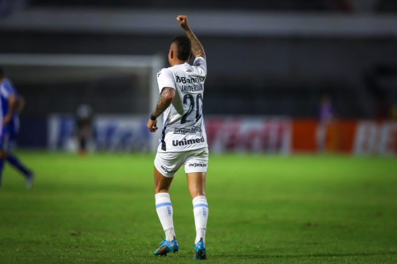 Janderson marcou o gol de empate para o Grêmio &#8211; Foto: Lucas Uebel/GFBPA/Divulgação/ND