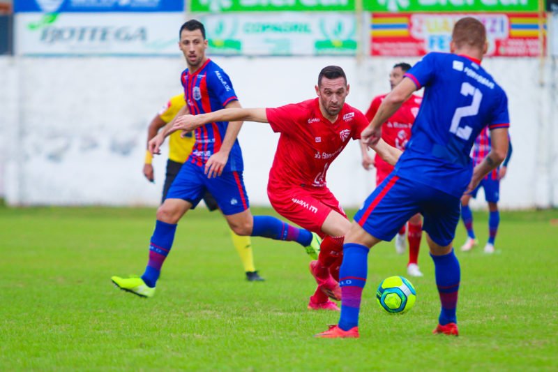Marc&iacute;lio Dias perdeu para o S&atilde;o Luiz na S&eacute;rie D – Foto: Lucas Dornelles/E.C. S&atilde;o Luiz