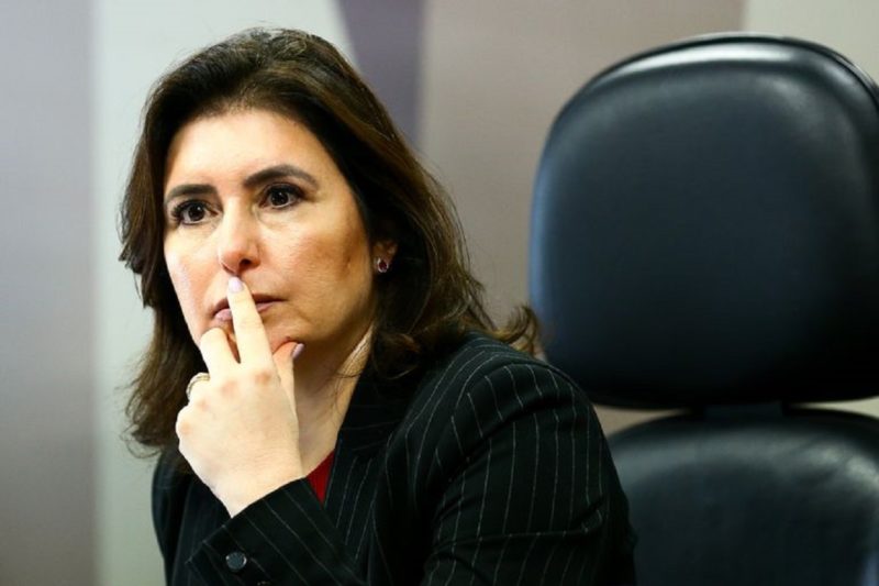 A equipe da senadora Simone Tebet foi bloqueada pela Wikip&eacute;dia, por tentar editar seu texto na plataforma – Foto: Marcelo Camargo/Ag&ecirc;ncia Brasil/ND