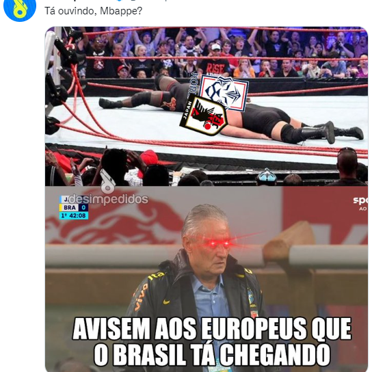 Recado ao Mbapp&eacute; – Foto: Reprodu&ccedil;&atilde;o Twitter