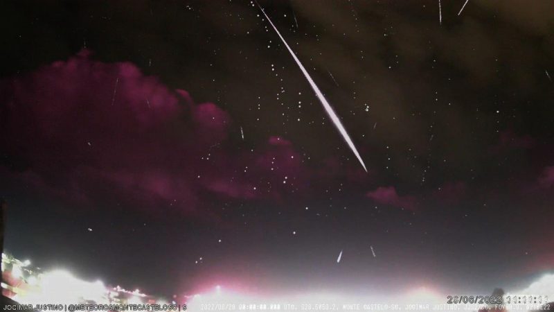 Meteoros poderão ser vistos em SC