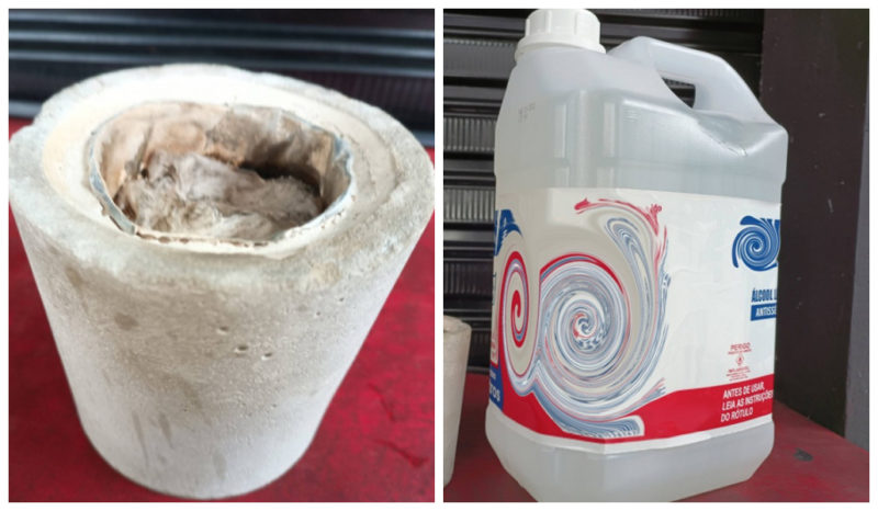 mini lareira em Joinville