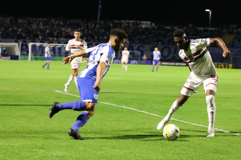 Ava&iacute; e S&atilde;o Paulo ficaram no 1 a 1 na Resscada – Foto: Frederico Tadeu/Ava&iacute; F.C