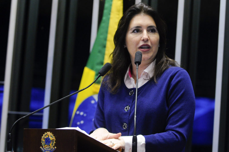 Simone Tebet terá apoio do Podemos na candidatura à presidência da República – Foto: Moreira Mariz/Agência Senado/ND