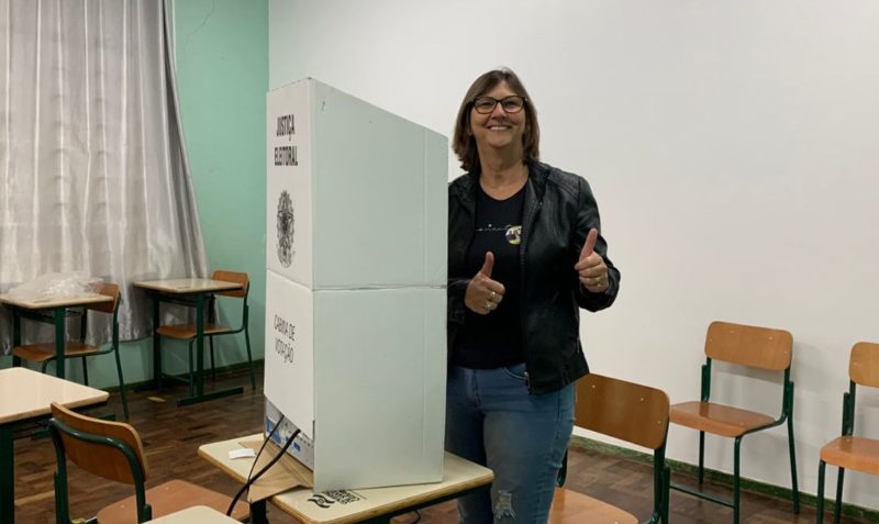 Neiva Kleemann Tonielo &eacute; a nova prefeita de Presidente Castello Branco – Foto: Atual FM/ND