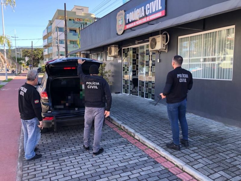 Suspeito de tentar matar jovem ap&oacute;s festa junina &eacute; preso em Bombinhas – Foto: Pol&iacute;cia Civil de Bombinhas/Divulga&ccedil;&atilde;o/ND