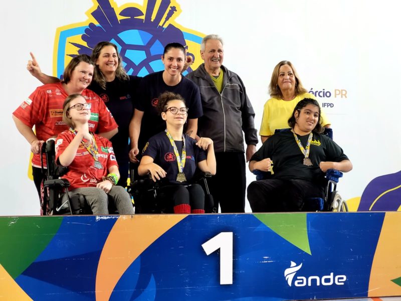 Paralimpica de SC vence em Curitiba – Foto: Divulga&ccedil;&atilde;o