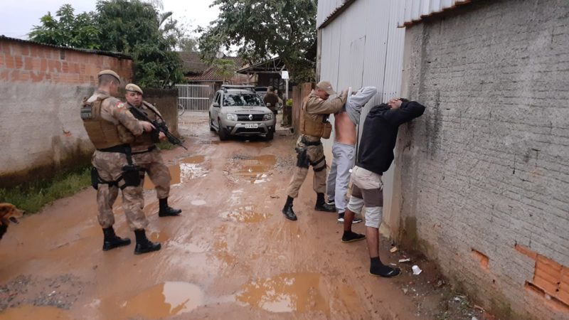 Operação da PM em cidades do Norte de SC