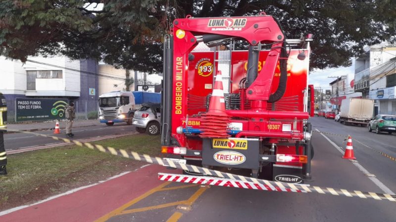 Acidente aconteceu em Passo Fundo, no RS – Foto: Planalto News/ND