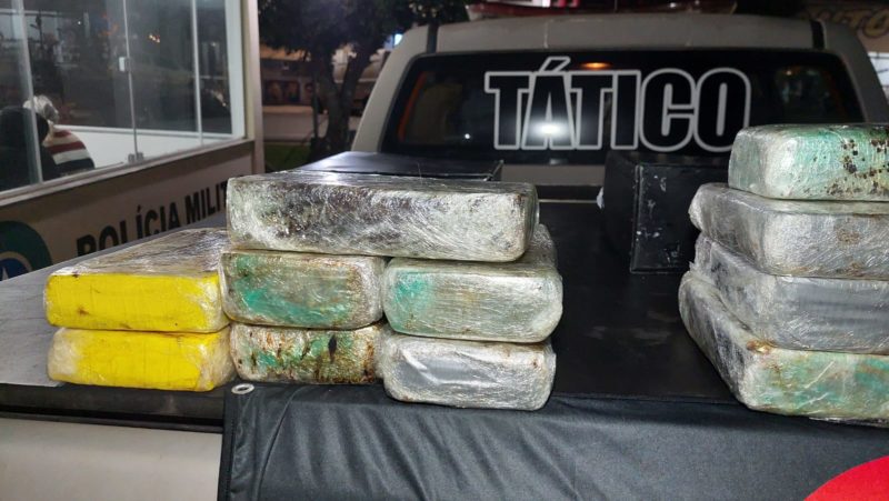 Drogas apreendidas pela Polícia Militar 