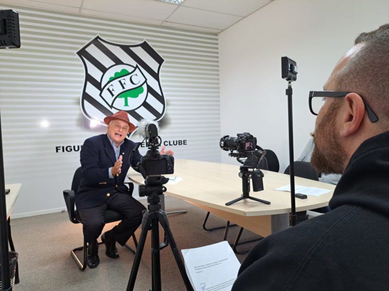 Crowdfunding Alvinegro: O presidente da Figueirense FC SAF, Paulo Prisco Para&iacute;so explicou detalhes sobre o financiamento coletivo aberto pelo Clube – Foto: roberto gatti