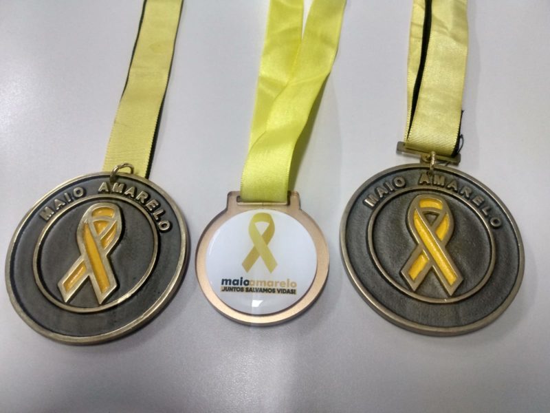 Blumenau recebeu premiação como município destaque na campanha do Maio Amarelo no Brasil – Foto: Divulgação/ND