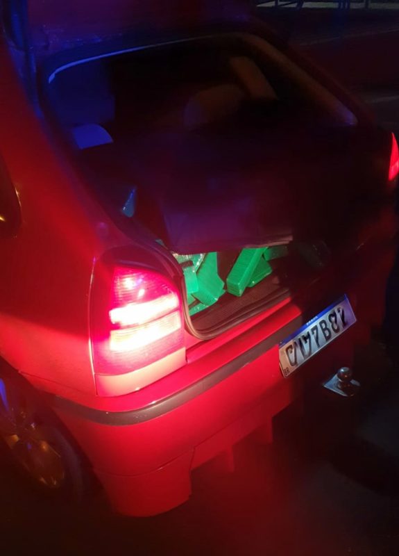 PRF apreendeu as drogas que estavam sendo levadas para o Rio Grande do Sul – Foto: PRF/Reprodu&ccedil;&atilde;o/ND