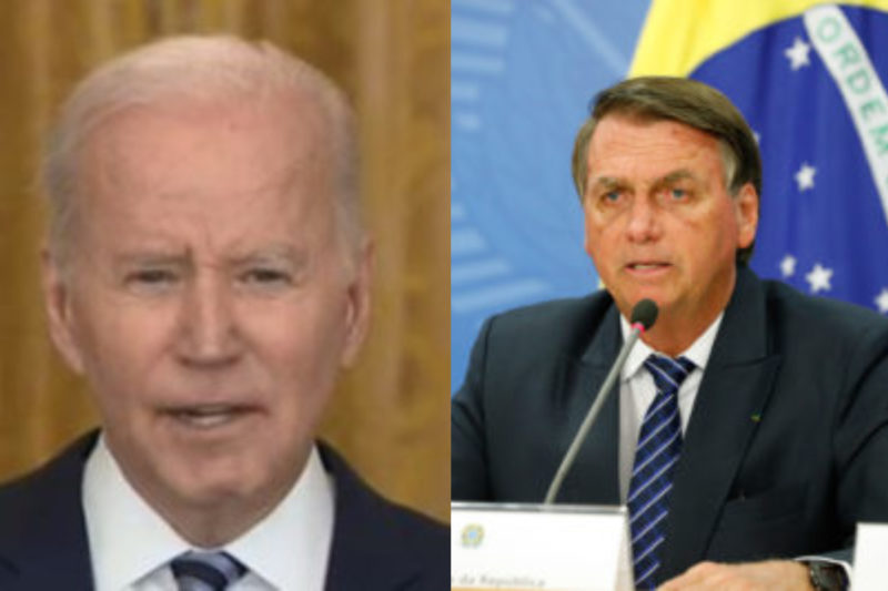 Este vai ser o primeiro encontro entre Jair Bolsonaro e Joe Biden, presidentes do Brasil e do Estados Unidos – Foto: Reprodu&ccedil;&atilde;o/YouTube/ Alan Santos/ND