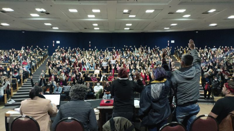 Servidores decidiram por dar continuidade da greve – Foto: Sintram-SJ/Divulga&ccedil;&atilde;o/ND