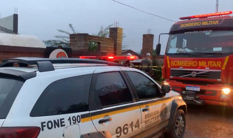 Viatura da Brigada Militar e Corpo de Bombeiros 