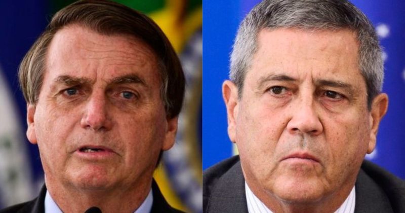 President Jair Bolsonaro and General Walter Nraga Netto.  Photo: reproduction