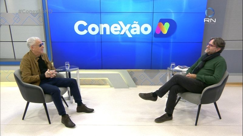 &Acirc;ngelo Marcus Arruda fala sobre arte, arquitetura e Plano Diretor no Conex&atilde;o ND – Foto: Reprodu&ccedil;&atilde;o/NDTV