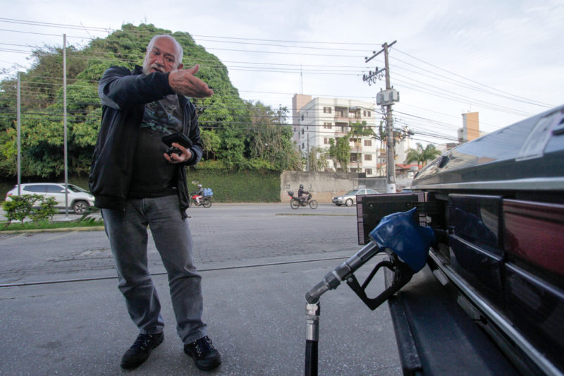 &ldquo;Espero que permane&ccedil;a (a redu&ccedil;&atilde;o), porque est&aacute; dif&iacute;cil”, disse Ricardo Ferreira – Foto: Leo Munhoz/ND