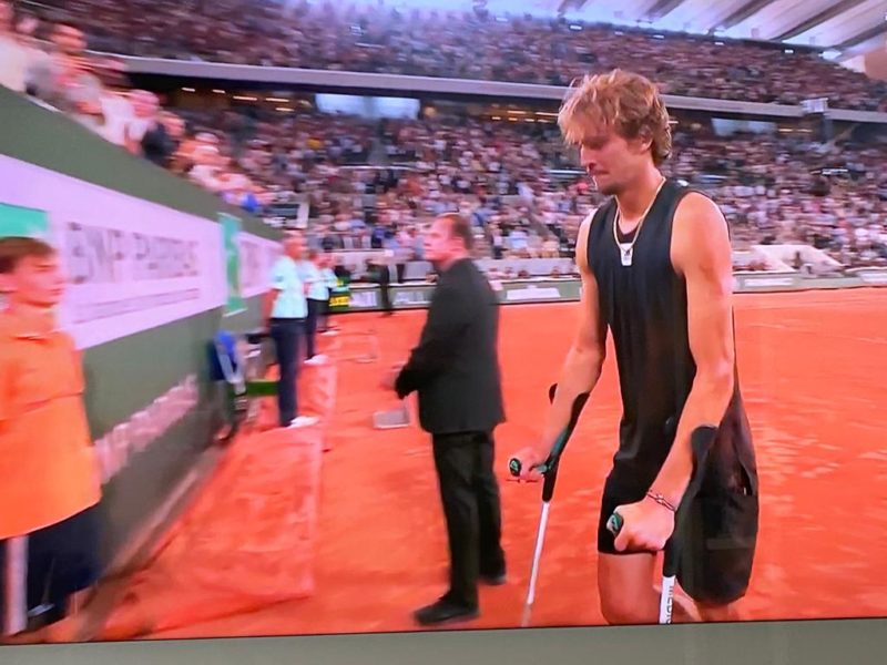 Zverev se machuca e Nadal vai &agrave; final – Foto: Reprodu&ccedil;&atilde;o/Twitter/ND