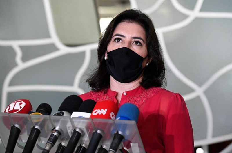 Simone Tebet cresce em pesquisas quando assunto &eacute; defender problemas das mulheres – Foto: Roque de S&aacute; / Ag&ecirc;ncia Senado