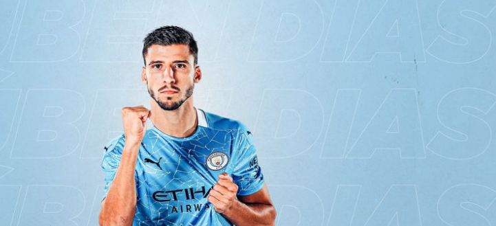 Portugal conta com um dos principais zagueiros do mundo. R&uacute;ben Dias, do Manchester City, &eacute; avaliado em 75 milh&otilde;es de euros (R$ 380,8 milh&otilde;es). – Foto: Manchester City/Divulga&ccedil;&atilde;o