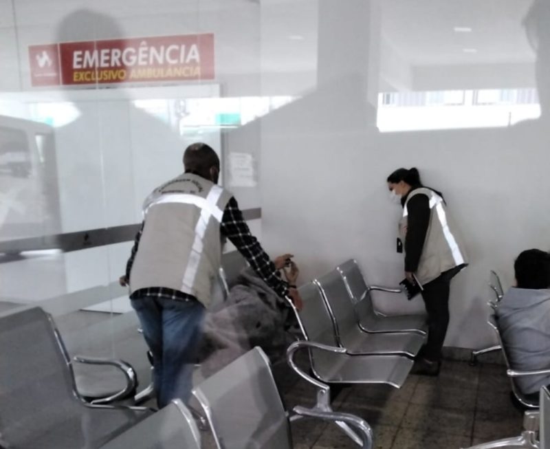 Morador de rua que foi confundido por corpo nesta semana estava dormindo em outro hospital na manh&atilde; desta sexta-feira (10) – Foto: Divulga&ccedil;&atilde;o/ND