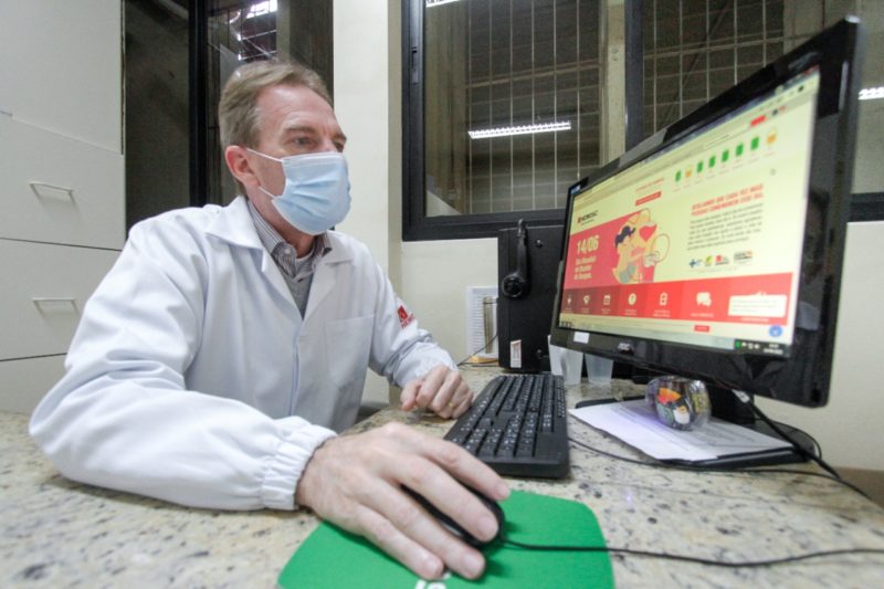 Silvio Battistella funcionário do Hemosc