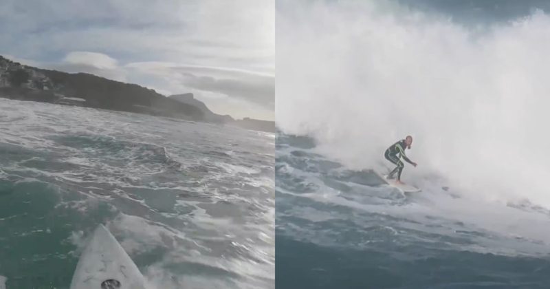 Com uma ideia na cabe&ccedil;a e uma c&acirc;mera na boca, surfista mostra emo&ccedil;&atilde;o do esporte – Foto: Reprodu&ccedil;&atilde;o