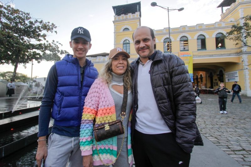 Turistas de BH aproveitando o feriadão em Florianópolis