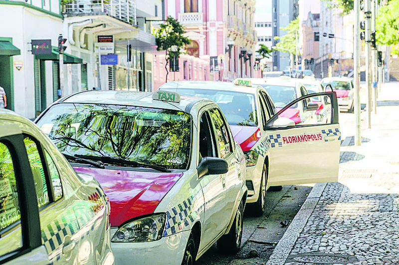 Servi&ccedil;o de t&aacute;xi em Florian&oacute;polis vai ter regulamenta&ccedil;&atilde;o atualizada – Foto: Anderson Coelho/Arquivo/ND