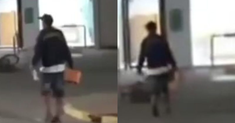 Homem embriagado arremessa tijolos em ag&ecirc;ncia banc&aacute;ria de Bombinhas – Foto: Reprodu&ccedil;&atilde;o/Internet/ND