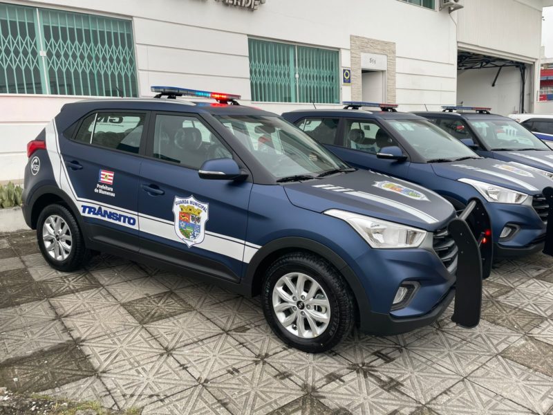 Guarda de Tr&acirc;nsito de Blumenau estreia nesta segunda-feira (13) sete novas viaturas – Foto: Divulga&ccedil;&atilde;o/ND