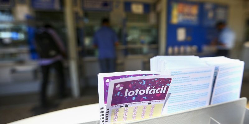 Volante da Lotofácil, loteria da caixa Econômica 