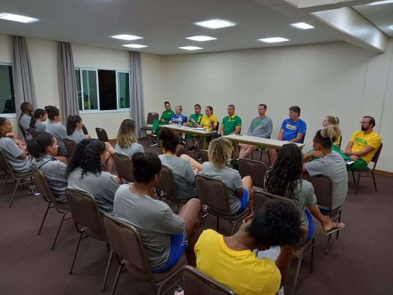 Sul-Americano &eacute; a primeira da sele&ccedil;&atilde;o no caminho at&eacute; as olimp&iacute;adas de Paris 2024 – Foto: CBB