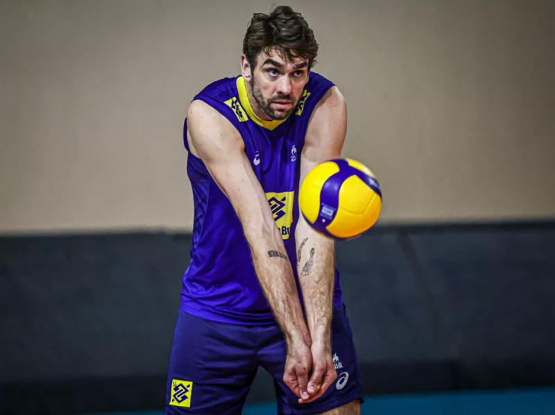 Luc&atilde;o est&aacute; de volta &agrave; sele&ccedil;&atilde;o para disputar a reta final da Liga das Na&ccedil;&otilde;es de v&ocirc;lei – Foto: CBV