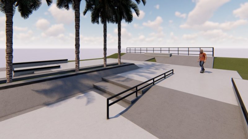 Blumenau vai ganhar pista de skate. – Foto: Divulga&ccedil;&atilde;o/ Prefeitura de Blumenau/ ND