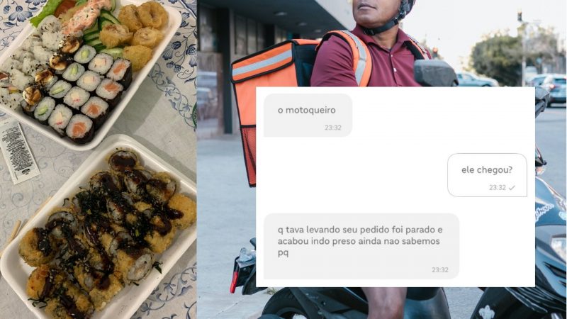 Ap&oacute;s demora na entrega, L&iacute;via descobre que sushi foi parar na delegacia – Foto: Rodnae Productions/Pexels/ND