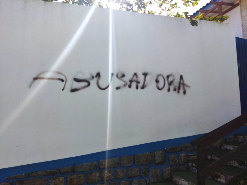 Creche amanhece pichada ap&oacute;s den&uacute;ncias de maus-tratos em Florian&oacute;polis – Foto: Divulga&ccedil;&atilde;o/ND