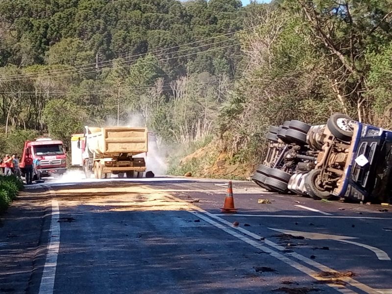 Acidente aconteceu no km 412 da rodovia – Foto: Reprodu&ccedil;&atilde;o/ND