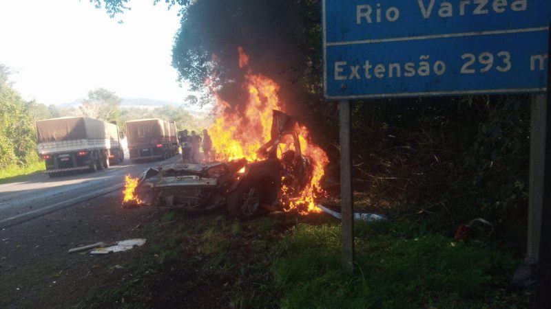 Acidente aconteceu em Ira&iacute; – Foto: R&aacute;dio Fortaleza/ND